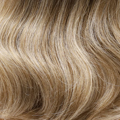 Ash Blonde Balayage Shoulder-Length Wavy Synthetic Heat-Friendly Lightweight Wig