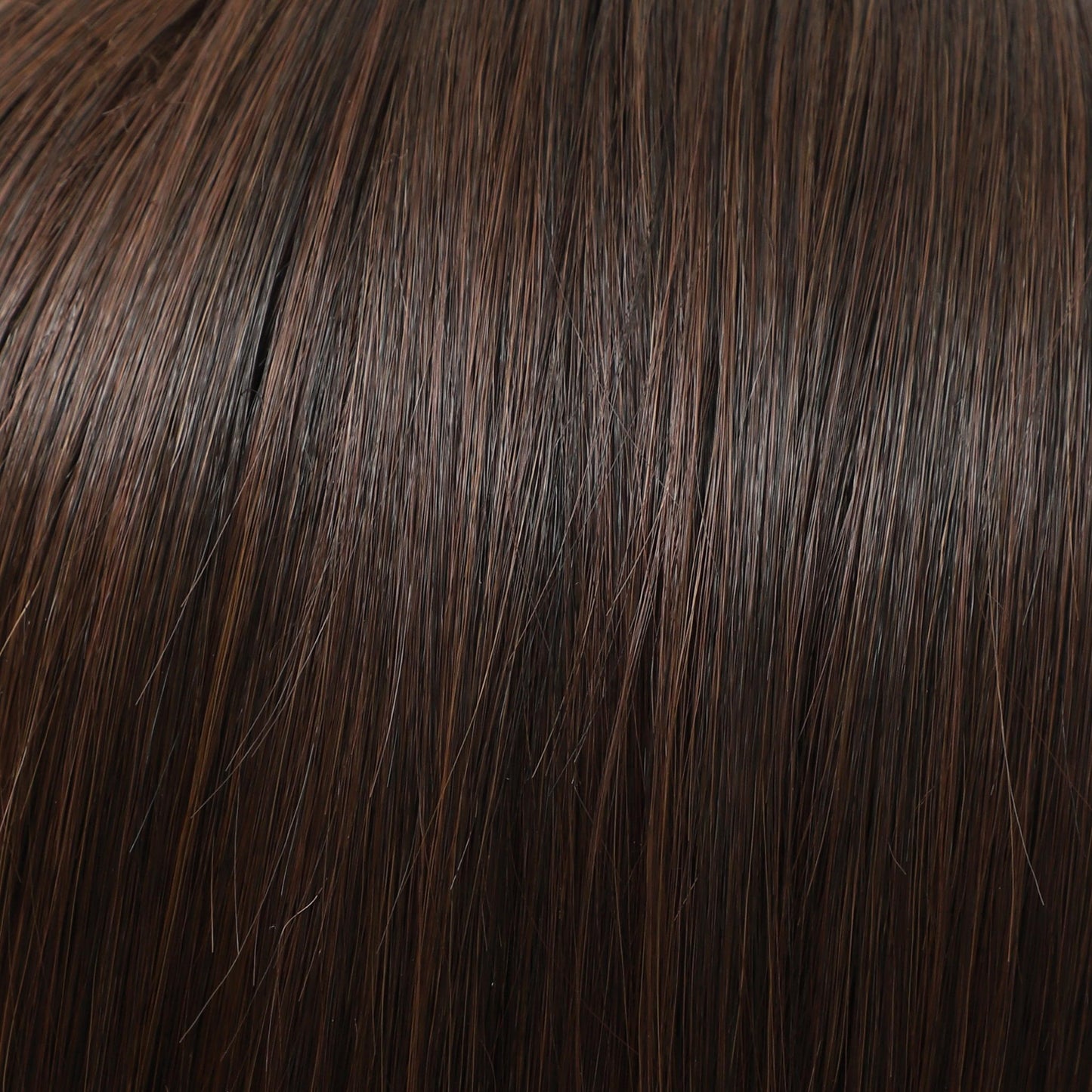 Chocolate Brown Sleek Straight Bob Heat Friendly Synthetic Wig (Mono Top)