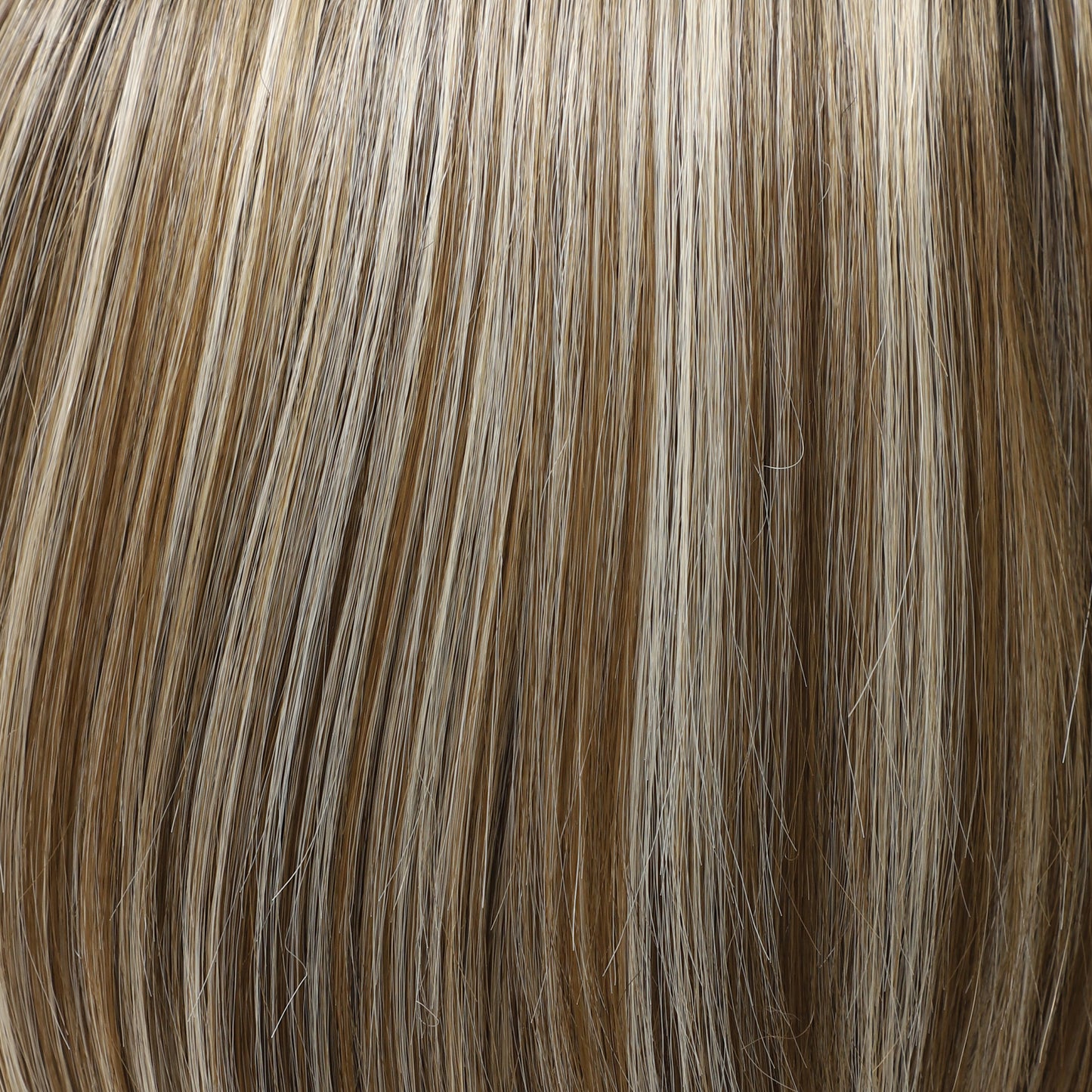 Blonde Brown Balayage Straight Shot Bob Synthetic Wig Mono Top Heat-Friendly