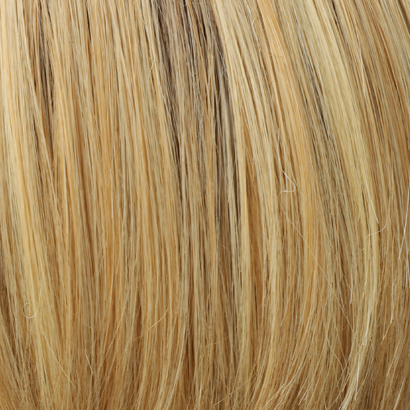 Sandy Blonde Collarbone Length Striaght Synthetic Wig Mono Top