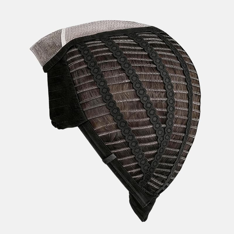 Dark Brown Sleek Bob Heat Friendly Synthetic Wig (Mono Top)