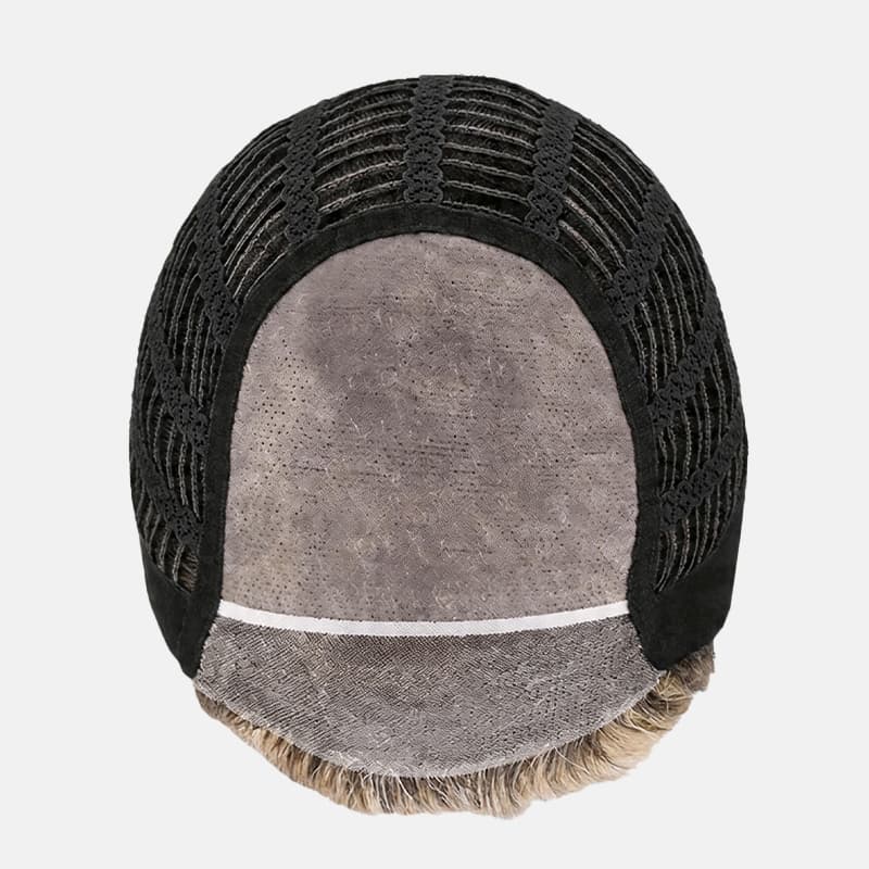 Dark Brown Sleek Bob Heat Friendly Synthetic Wig (Mono Top)