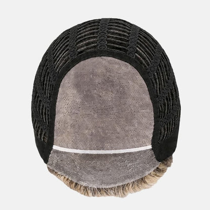 Dark Brown Sleek Bob Heat Friendly Synthetic Wig (Mono Top)